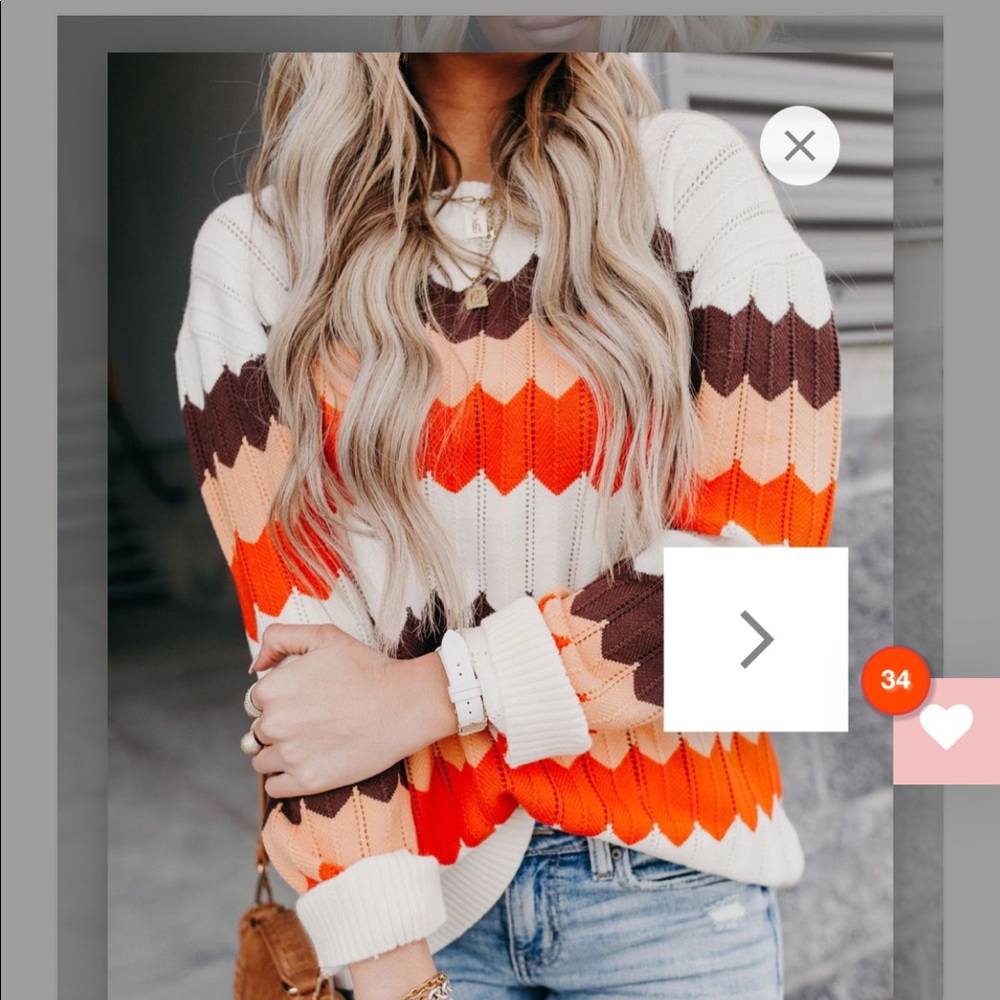 Mindy Mae’s pumpkin patch sweater.